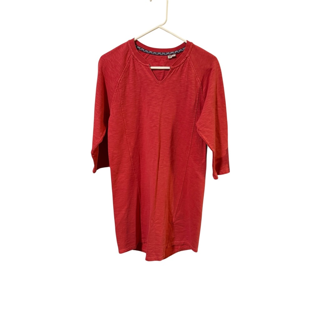 Orvis‎ Size XS Coral Sweatshirt Dress